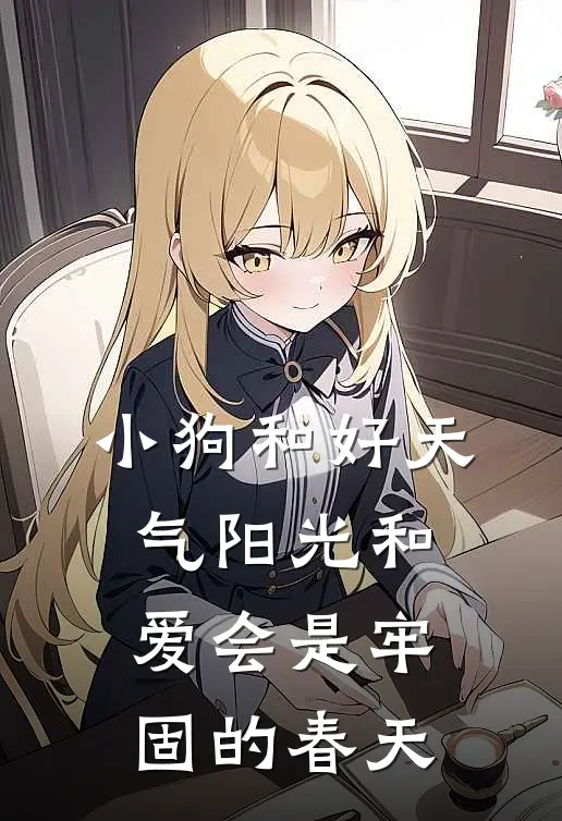 小狗和好天气 阳光和爱 会是牢固的春天