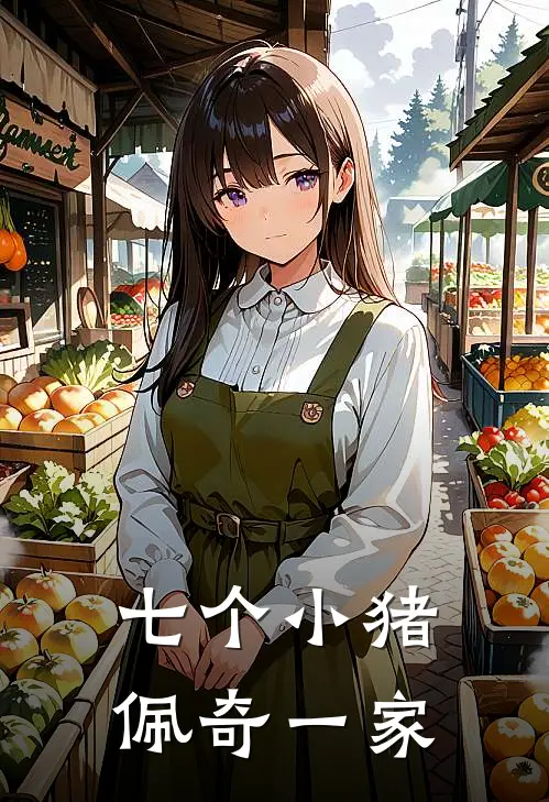 七个小猪佩奇一家