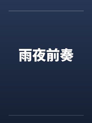 雨夜前奏 雨夜前奏