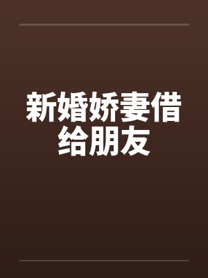 新婚娇妻借给朋友