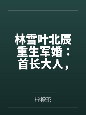 林雪叶北辰重生军婚：首长大人，轻点宠！