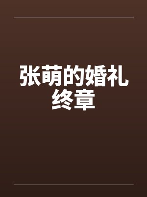 张萌的婚礼终章 张萌的婚礼终章