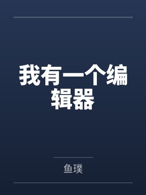 我有一个编辑器 我有一个编辑器